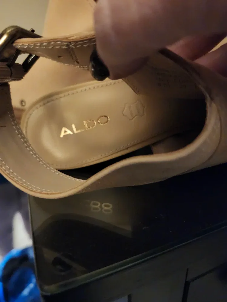 Aldo Beige Heeled Sandals - Size 8 image indicator(3)