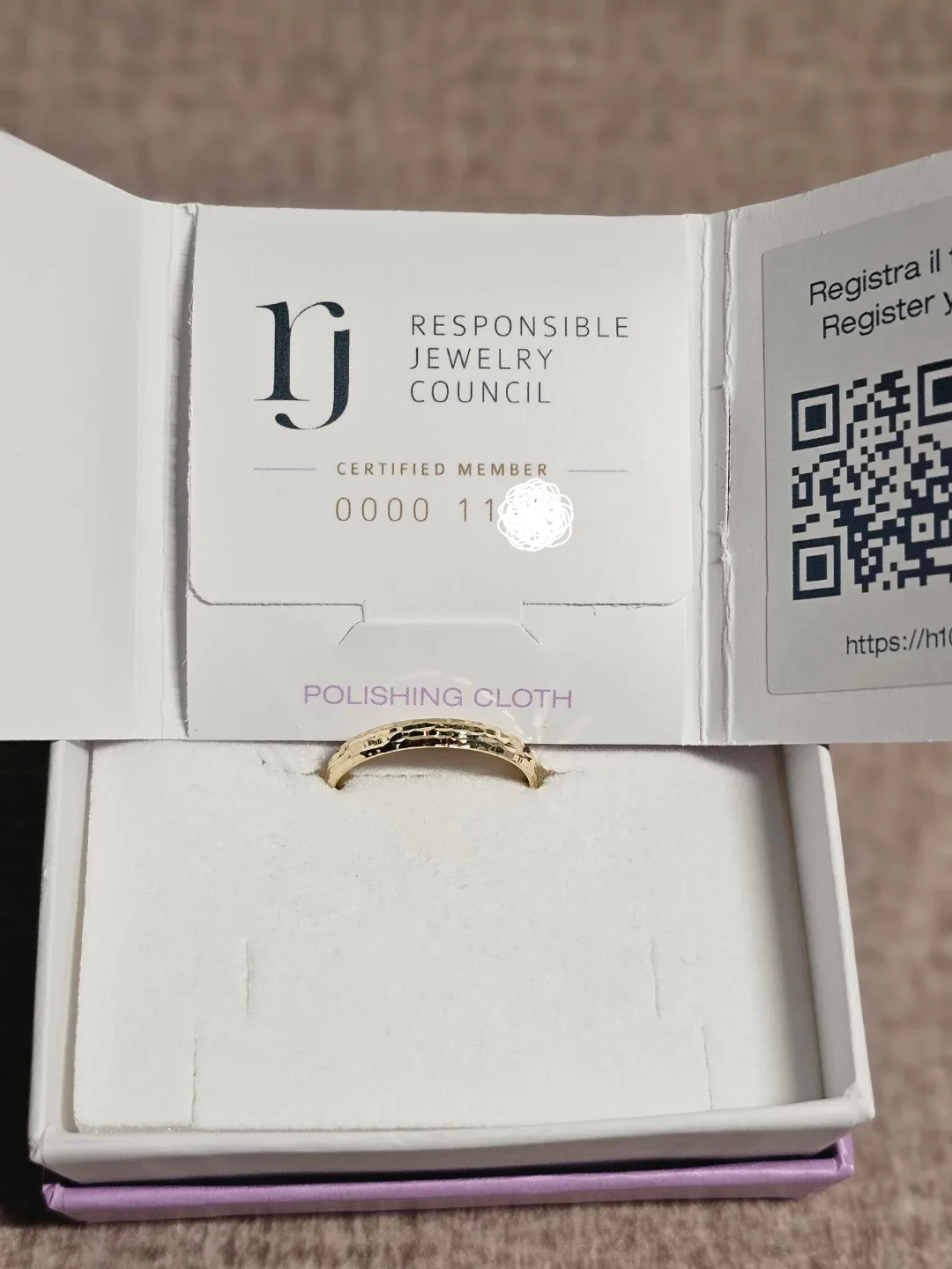 Forme di Lucchetta 14kt Gold Ring image indicator(6)