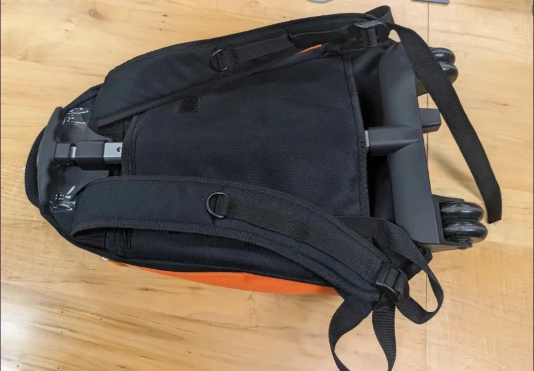 Chivas Rolling Backpack - Black & Orange image indicator(2)