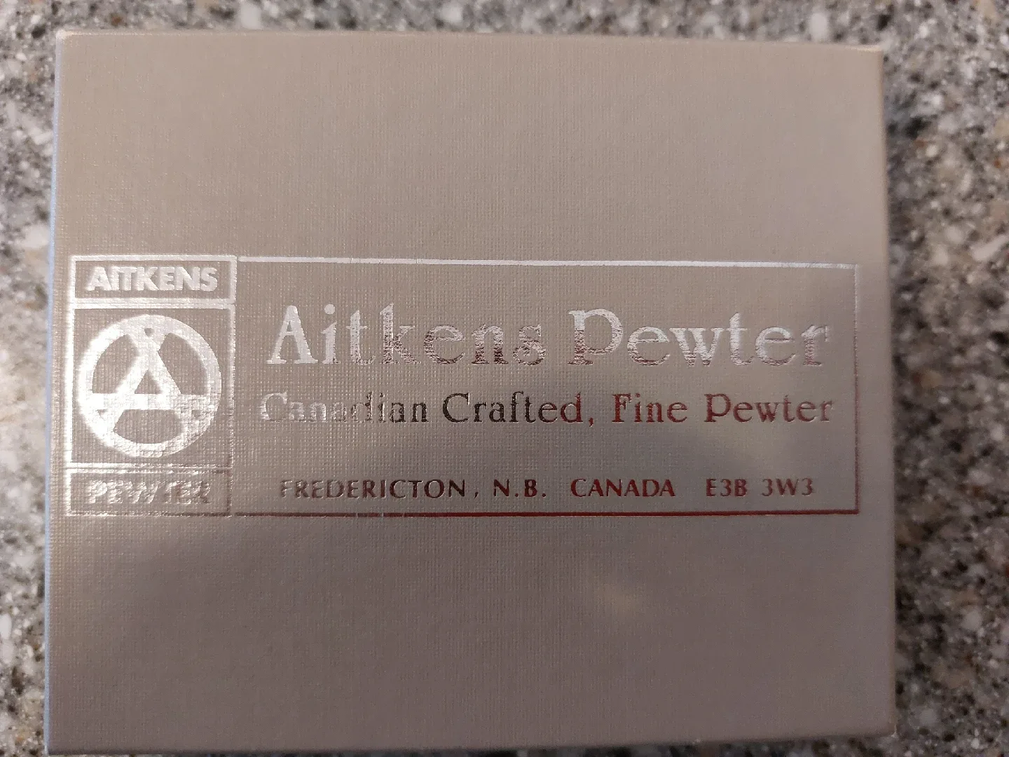 Vintage 1994 Merry Christmas Pewter Ornament Nativity scene. image indicator(3)