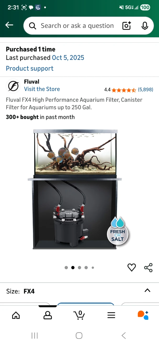 Fluval FX4 High Performance Aquarium Filter - photo 2