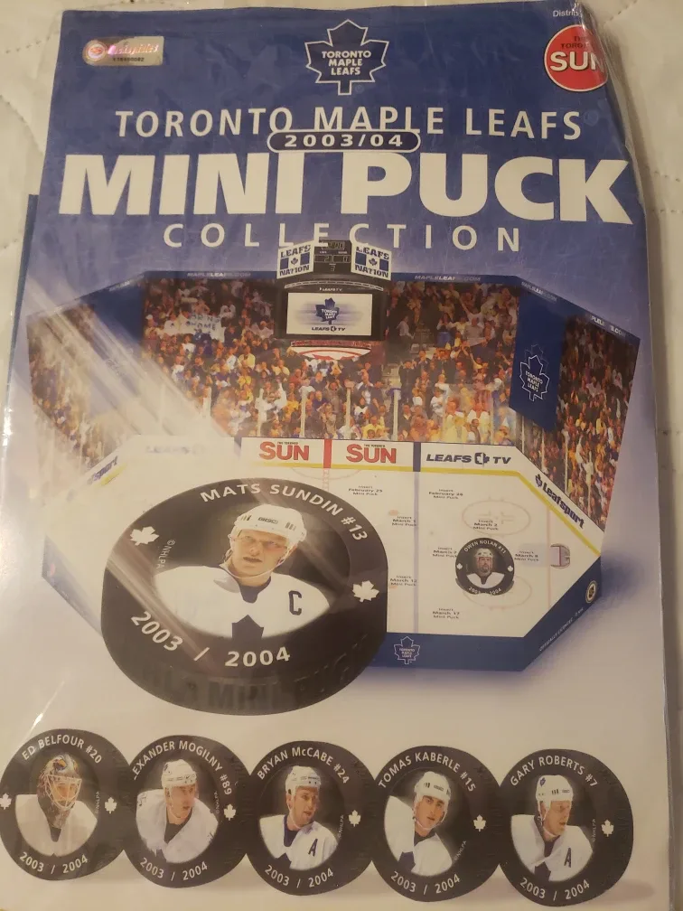 Toronto Maple Leafs Mini Puck Collection 2003/04 image indicator(2)