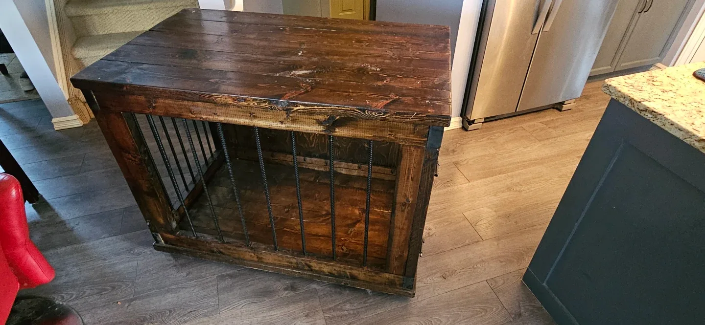 Wooden Dog Crate Furniture image indicator(3)