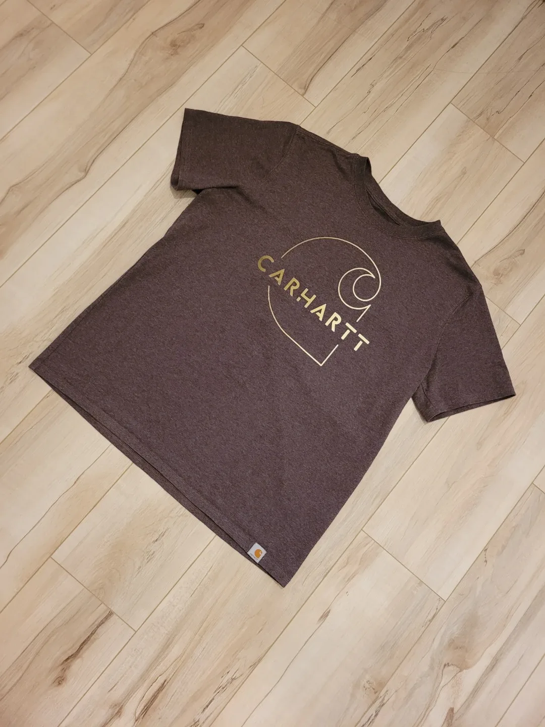 CarHartt T Shirt Brown Womens Sz Large loose image indicator(8)