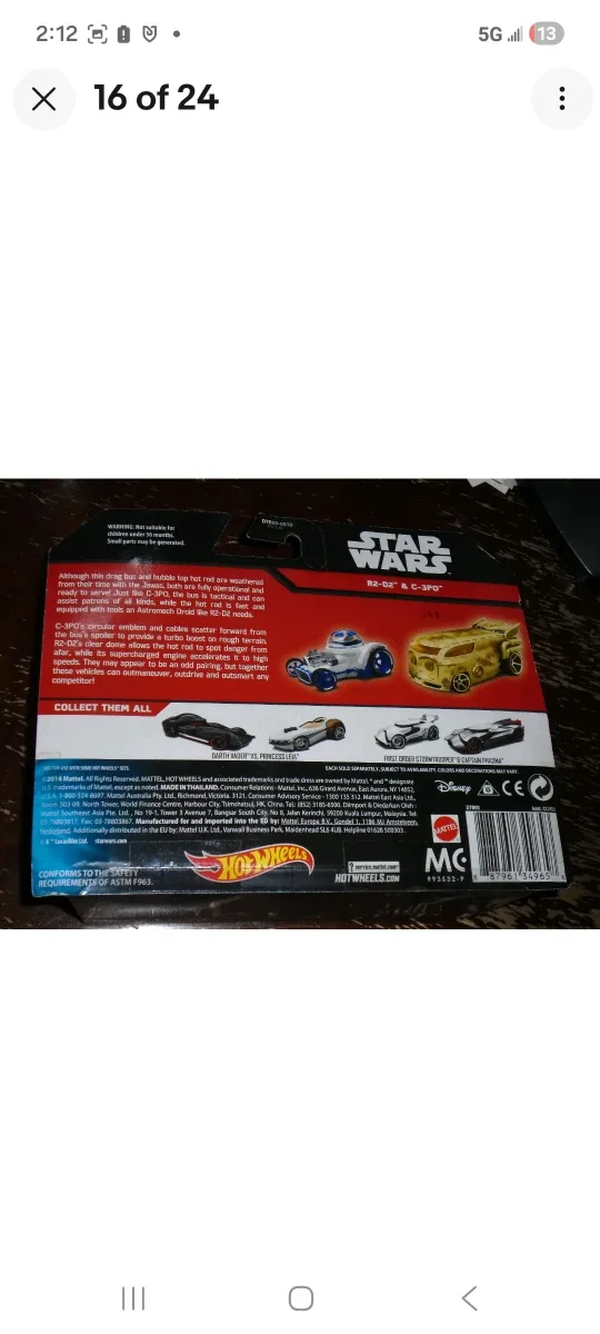 Hot Wheels & Maisto Diecast Cars - New in Package/12 items/lot image indicator(6)