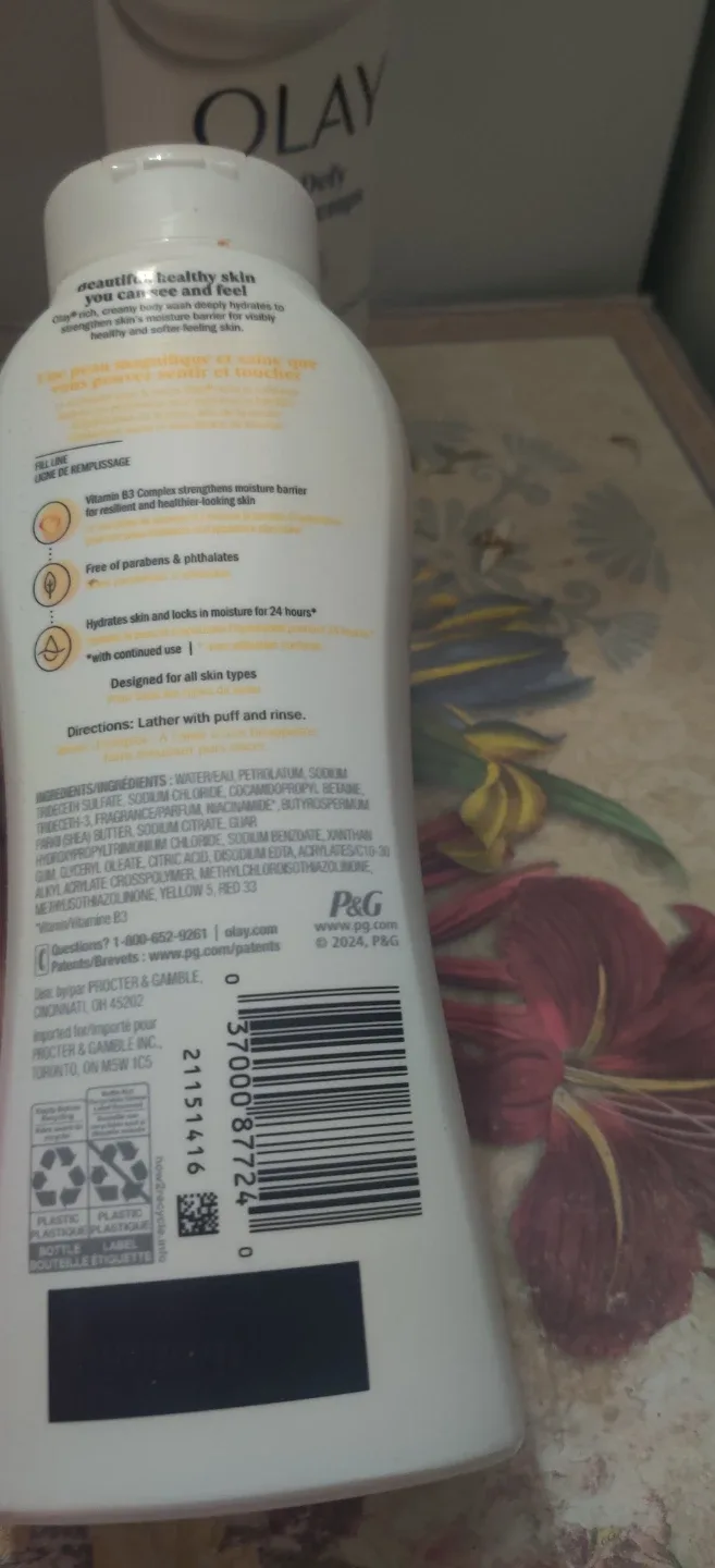 Olay Age Defy Vitamin E Body Wash 364 mL x3 image indicator(5)