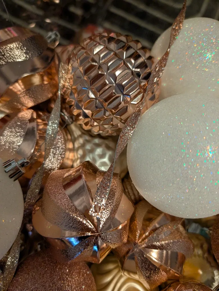 Christmas Ornaments - Rose Gold, White, Gold image indicator(3)