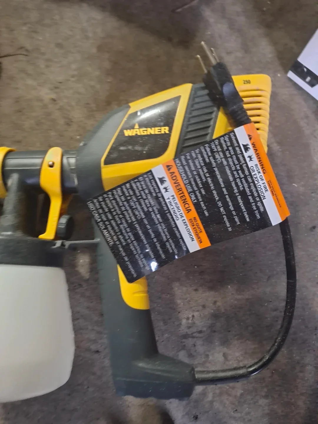 Wagner Spray Tech Basic Model 0529144 Paint Sprayer image indicator(4)