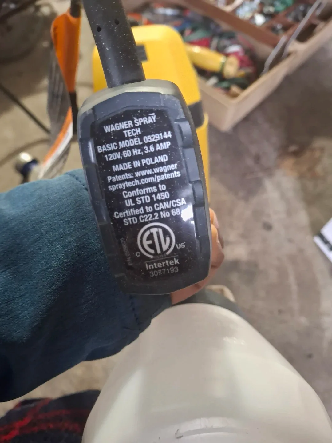 Wagner Spray Tech Basic Model 0529144 Paint Sprayer image indicator(5)