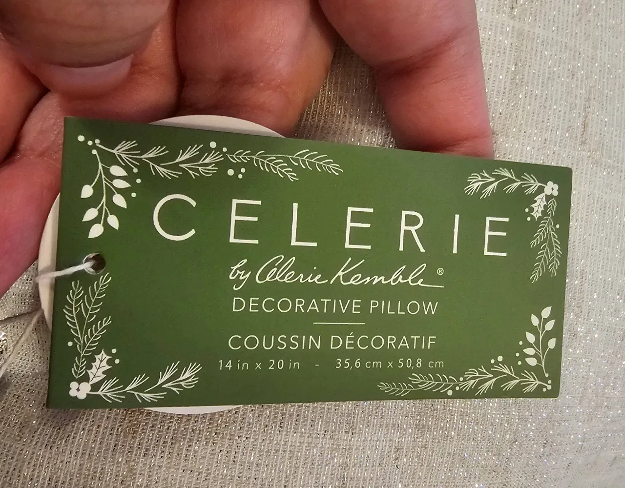 2Multi-ColouredCeleriebyCelerieKembleChristmasTree Decor Pillows image indicator(5)