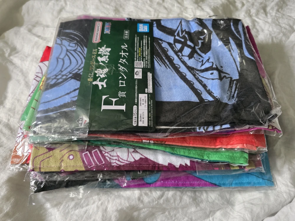 Travel Sale! One Piece Ichiban Kuji Long Towels - New - photo 2