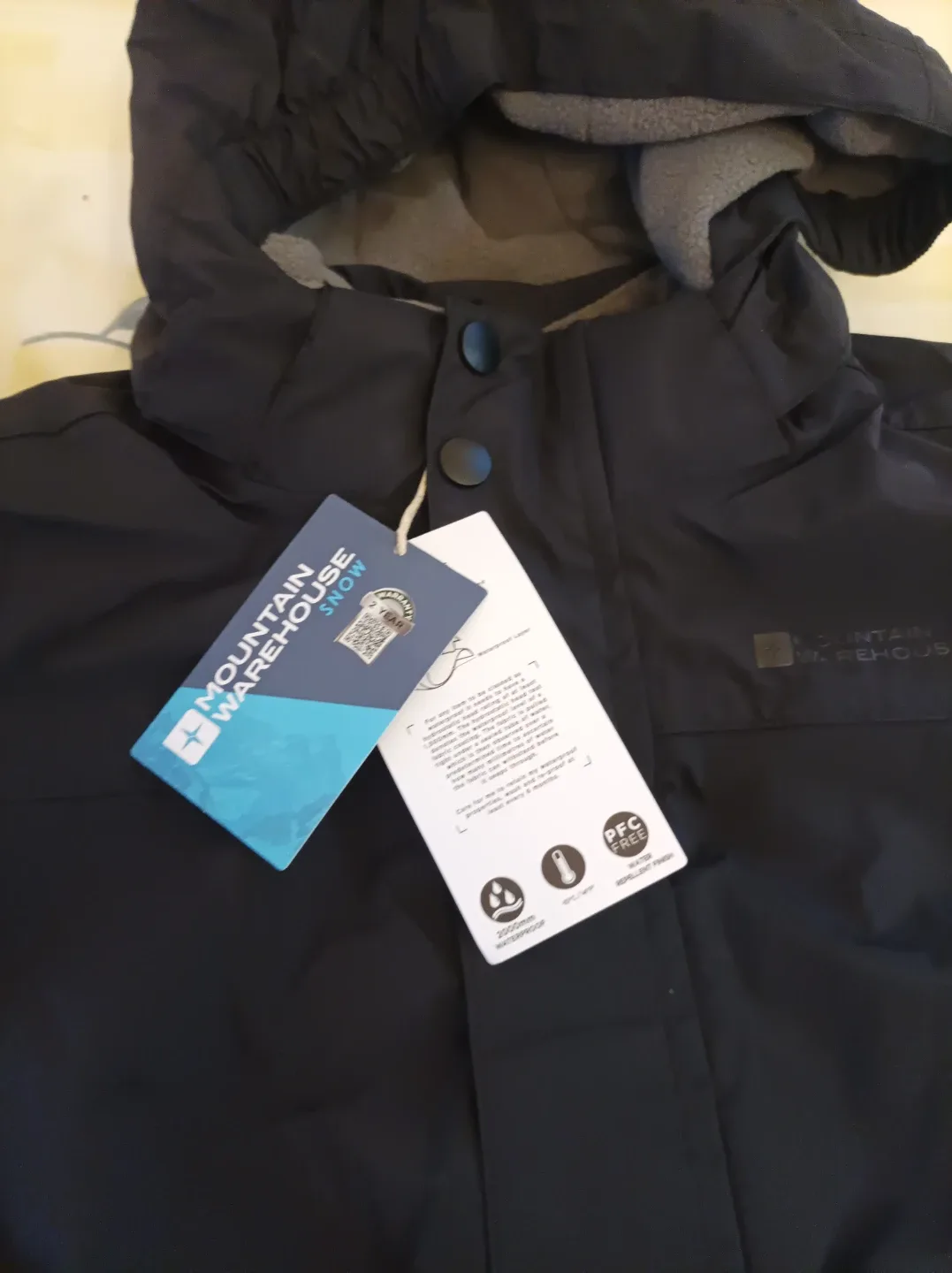 Mountain Warehouse Kids Snowsuit - Black image indicator(6)