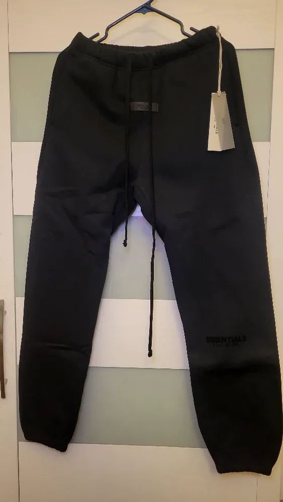 Essentials Fear of God Black Sweatpants