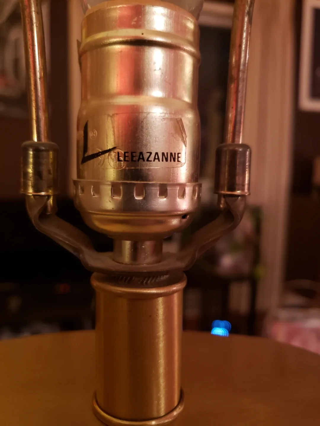 Leeazanne Green Crackle Glaze Table Lamp image indicator(3)