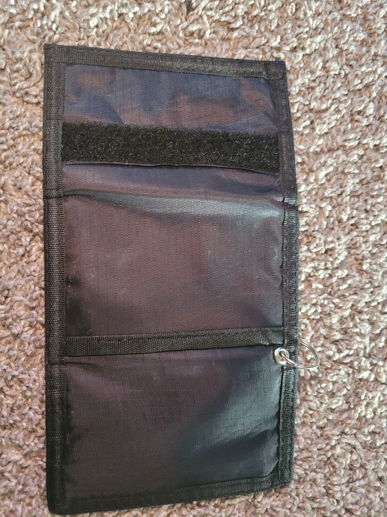 Black Trifold Wallet - photo 2