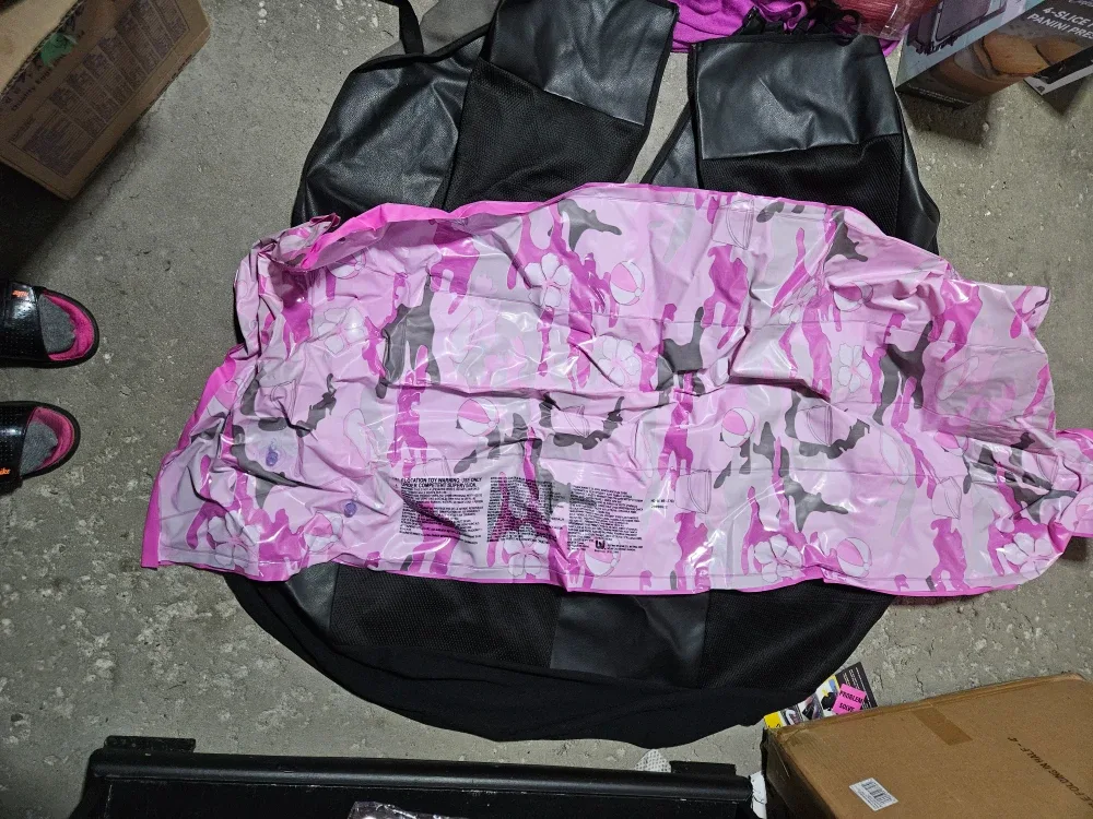 Pink Camo Inflatable Pool Float