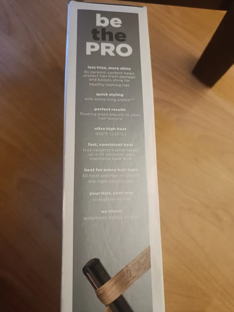 InfinitiPRO by Conair Rose Gold Flat Iron - New image indicator(2)