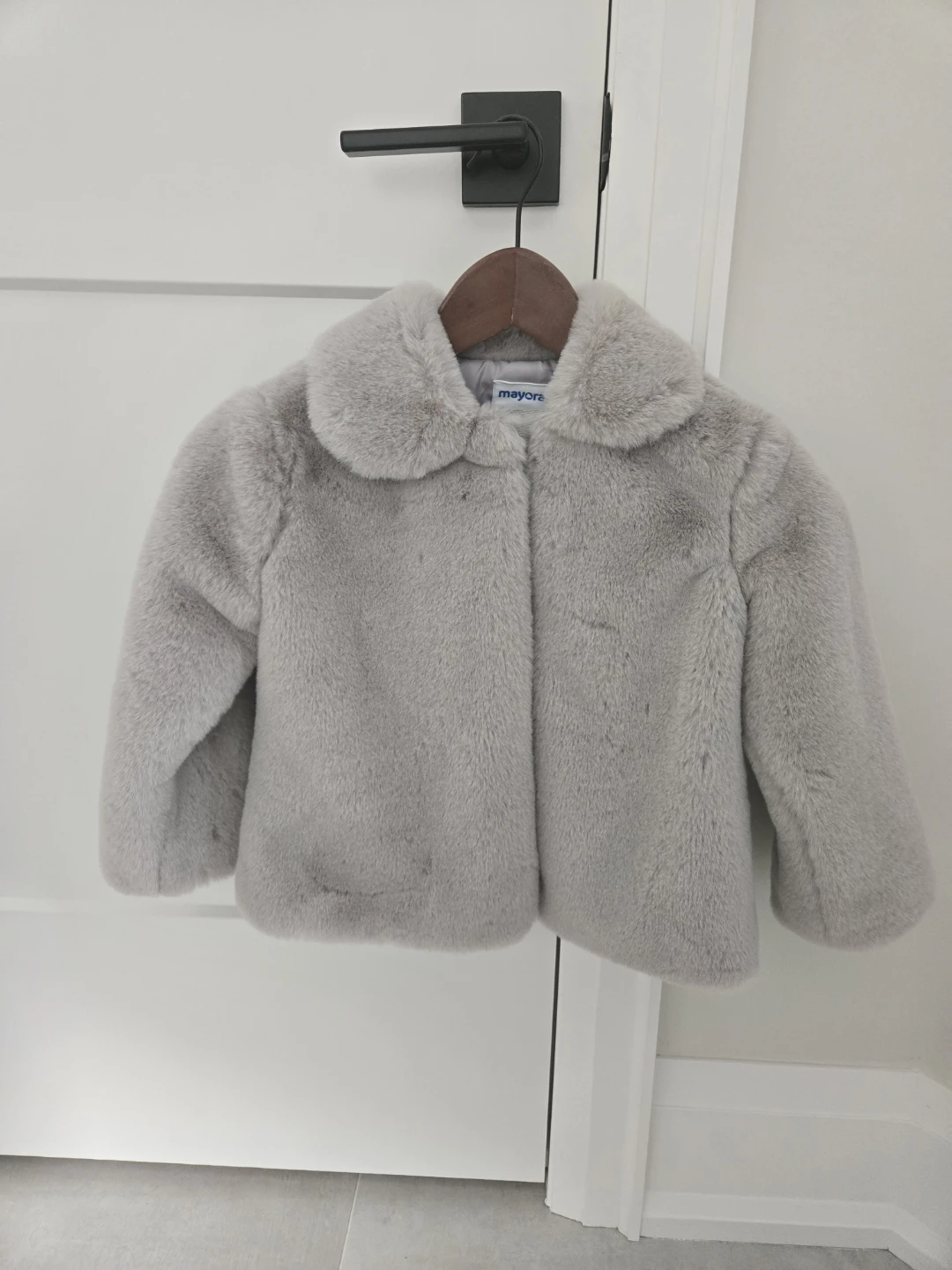 Mayoral Faux Fur Jacket - Size 6