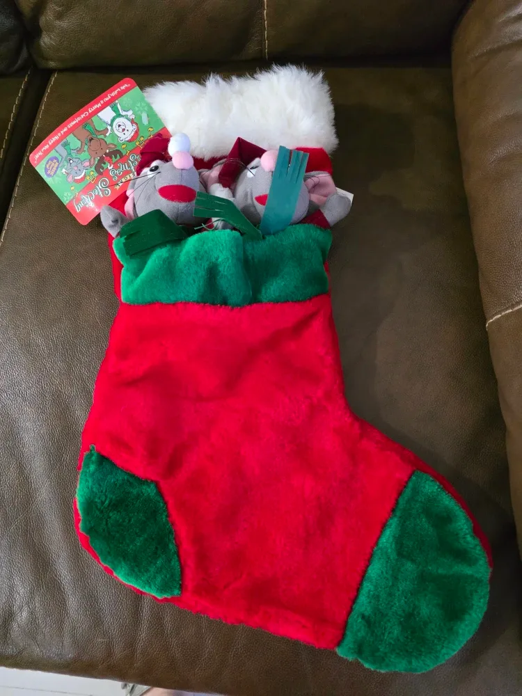 New 18" Fitz and Floyd Silly Stockings Christmas Stocking