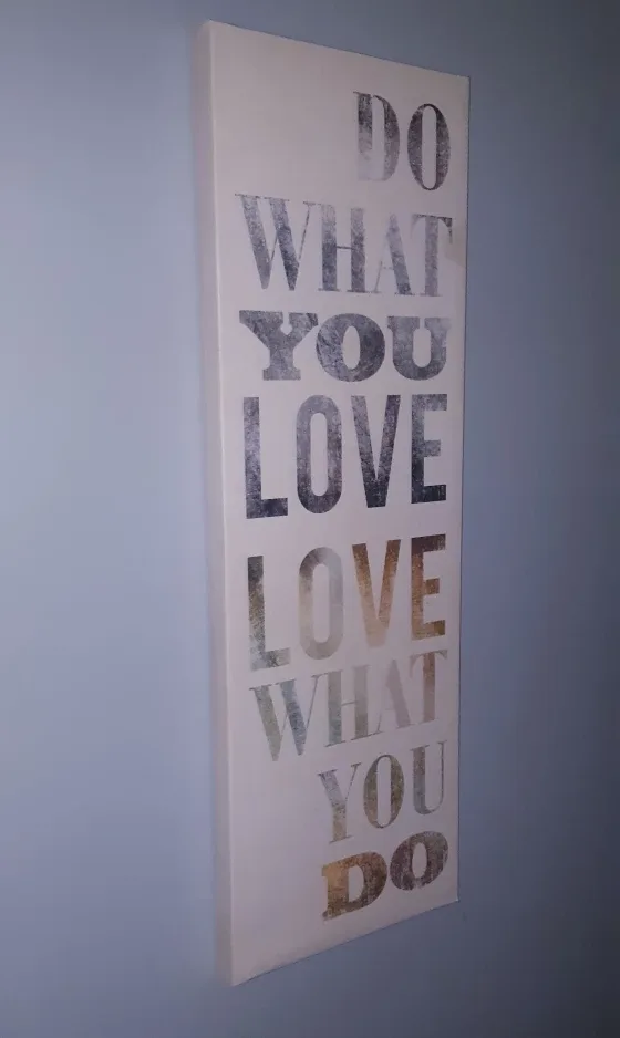 "Do What You Love" Canvas Wall Art
