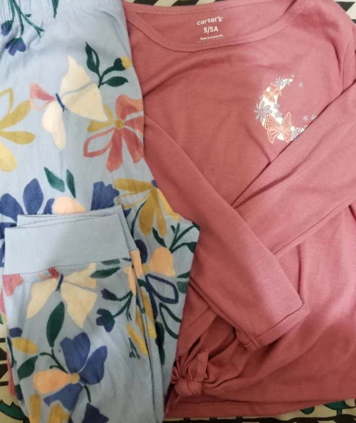Carter's Size 5/5A Girls Pajama Set - photo 3