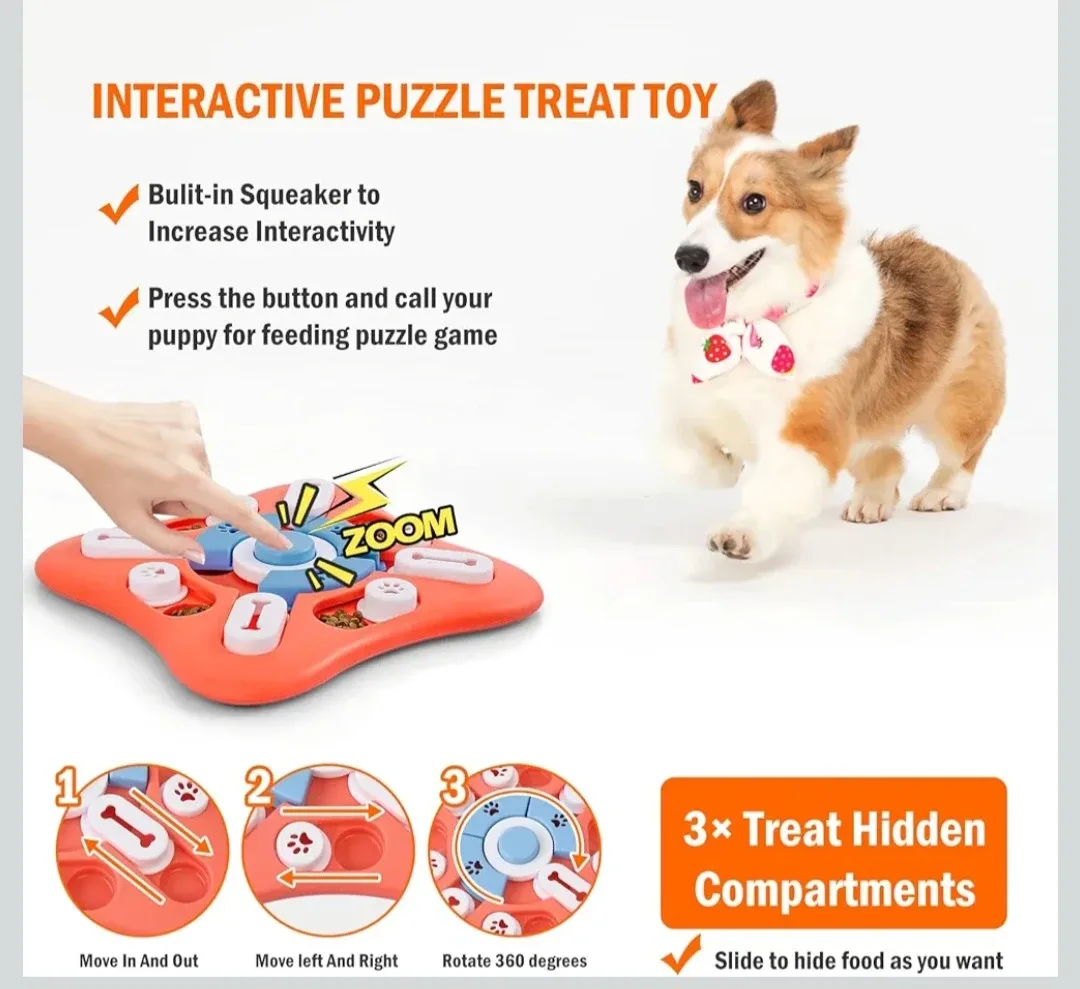 knitly Dog Puzzle Toys for IQ Training & Mental Enrichment,... image indicator(3)