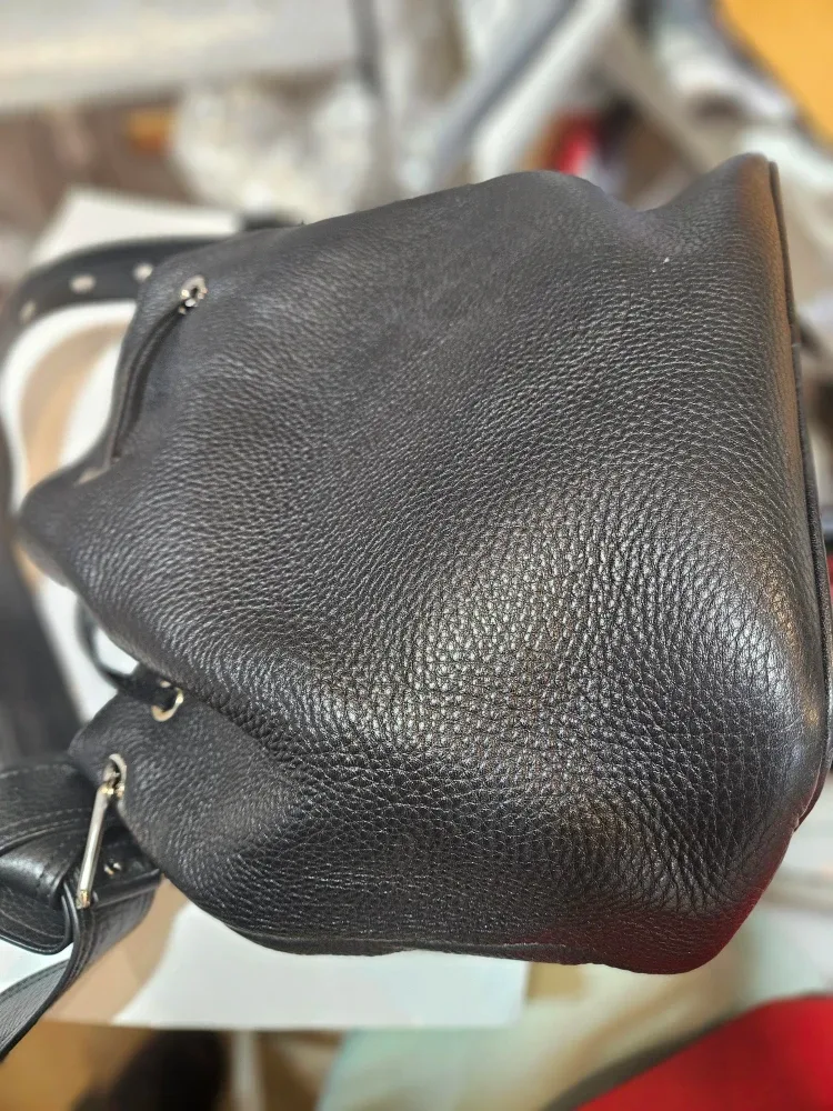 Max Mara Black Leather Bucket Bag image indicator(5)