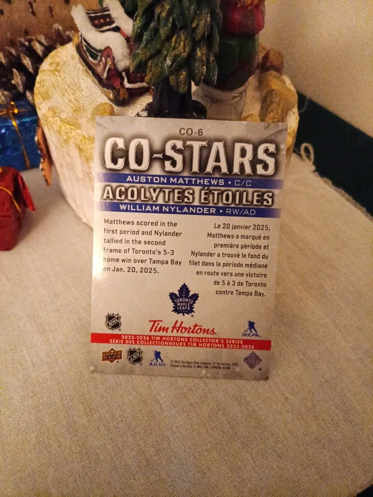 Tim Hortons Upper Deck Hockey Cards