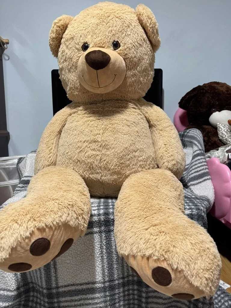Large Plush Teddy Bear - Beige image indicator(2)