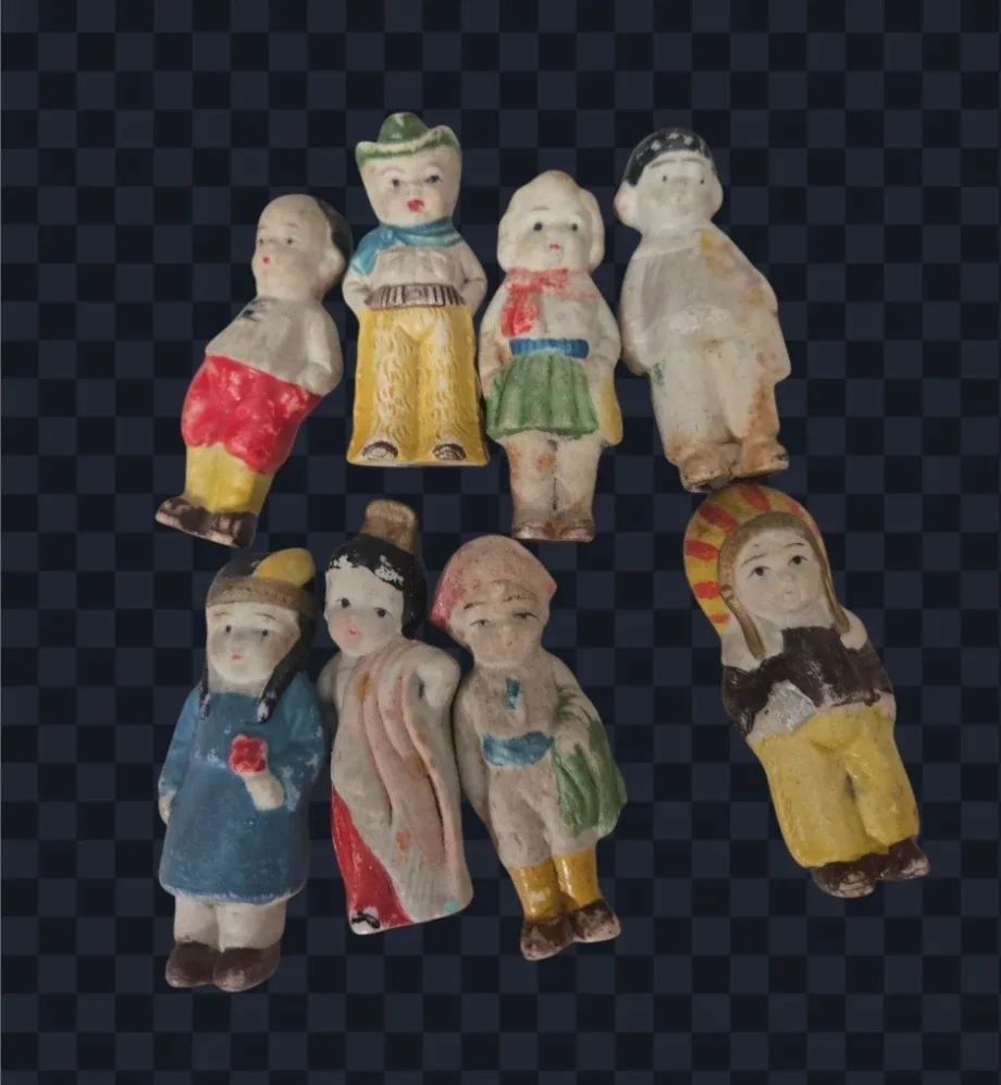 Vintage Miniature Bisque Dolls image indicator(2)