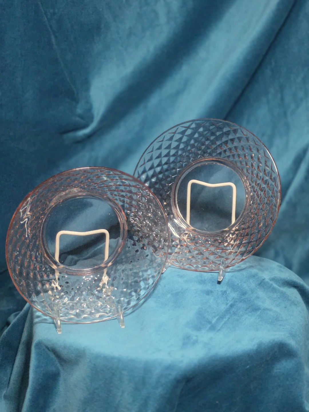 Pink Depression Glass Bowls (2)