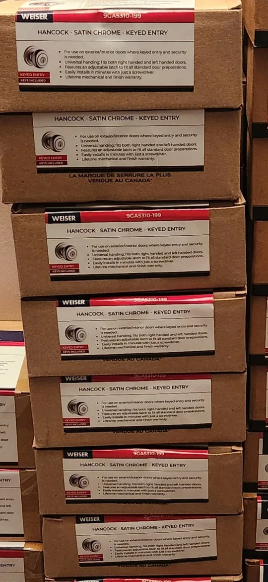 Weiser Hancock & Layton Assorted Keyed Entry Doorknob & Handles image indicator(3)