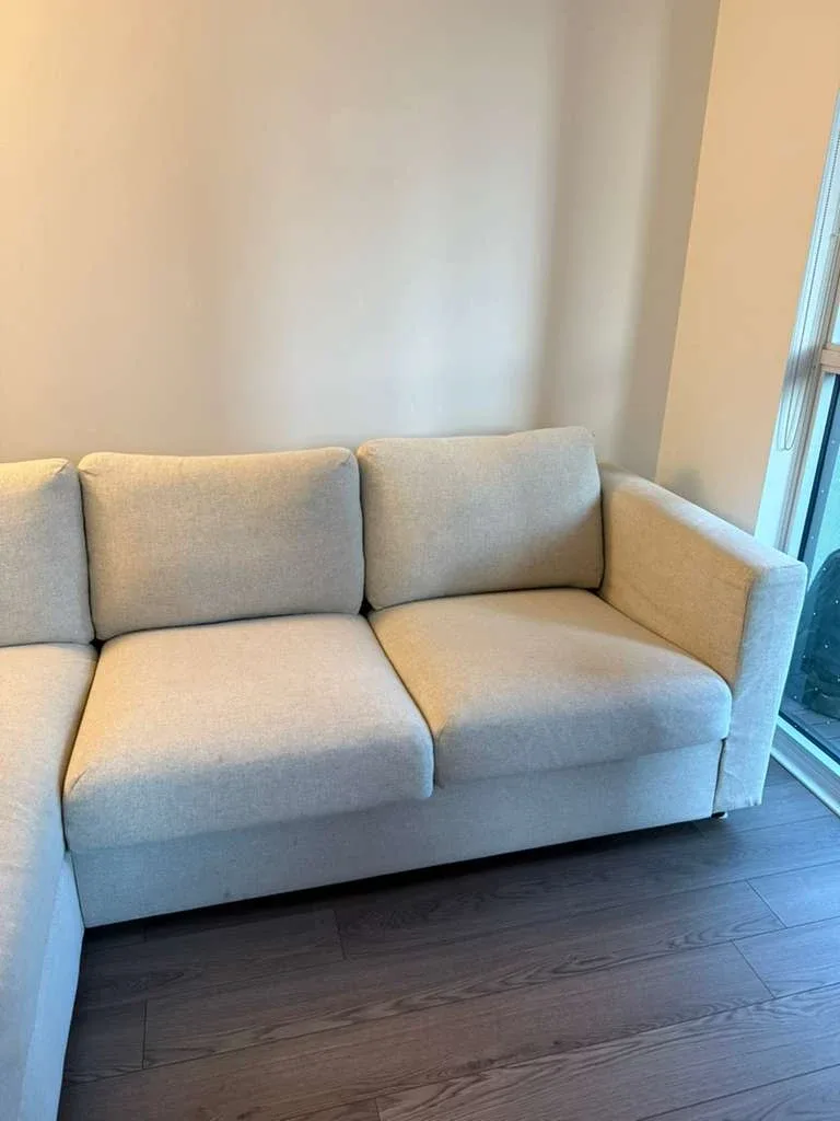 Beige Sectional Sofa with Storage image indicator(3)