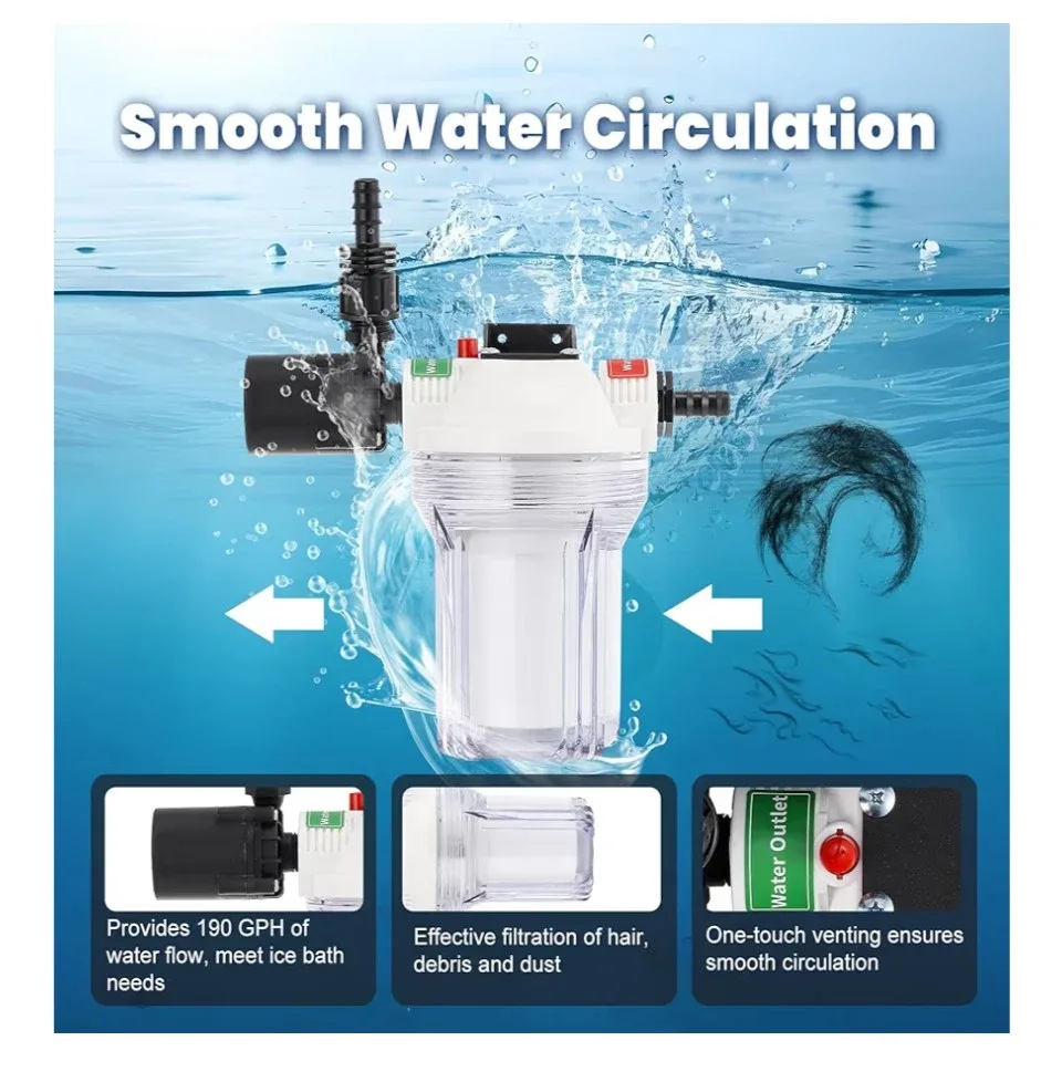 Poafamx Cold Plunge Tub Chiller image indicator(5)