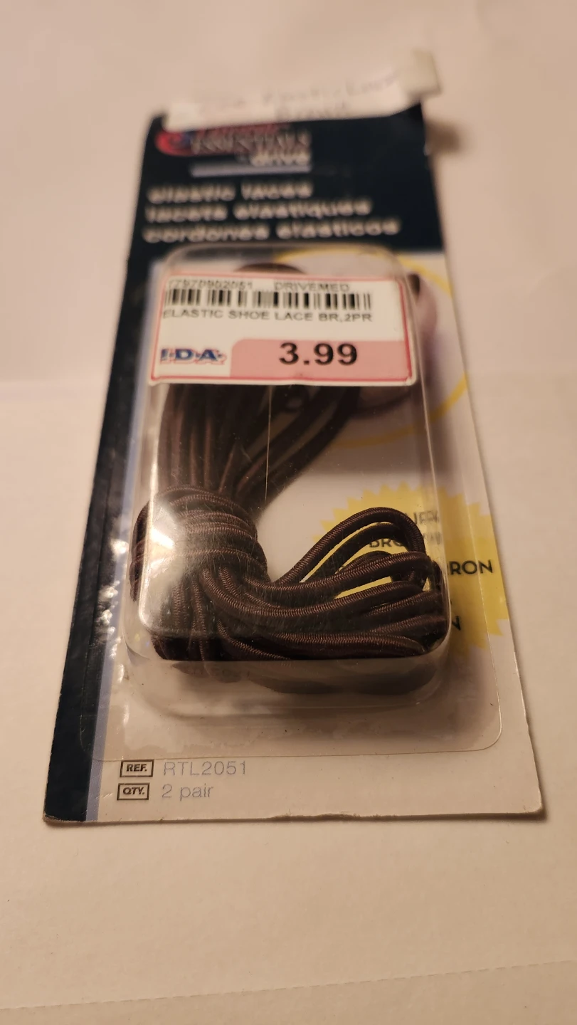 Lifestyle Essentials by Drive Elastic Shoe Laces - Brown - photo 4