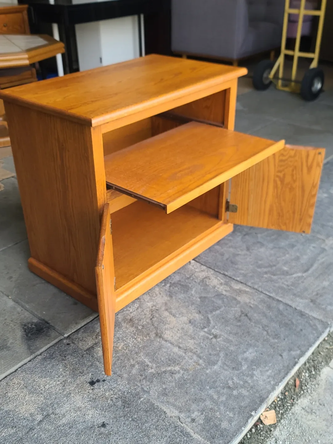 Wooden Cabinet with Doors image indicator(4)