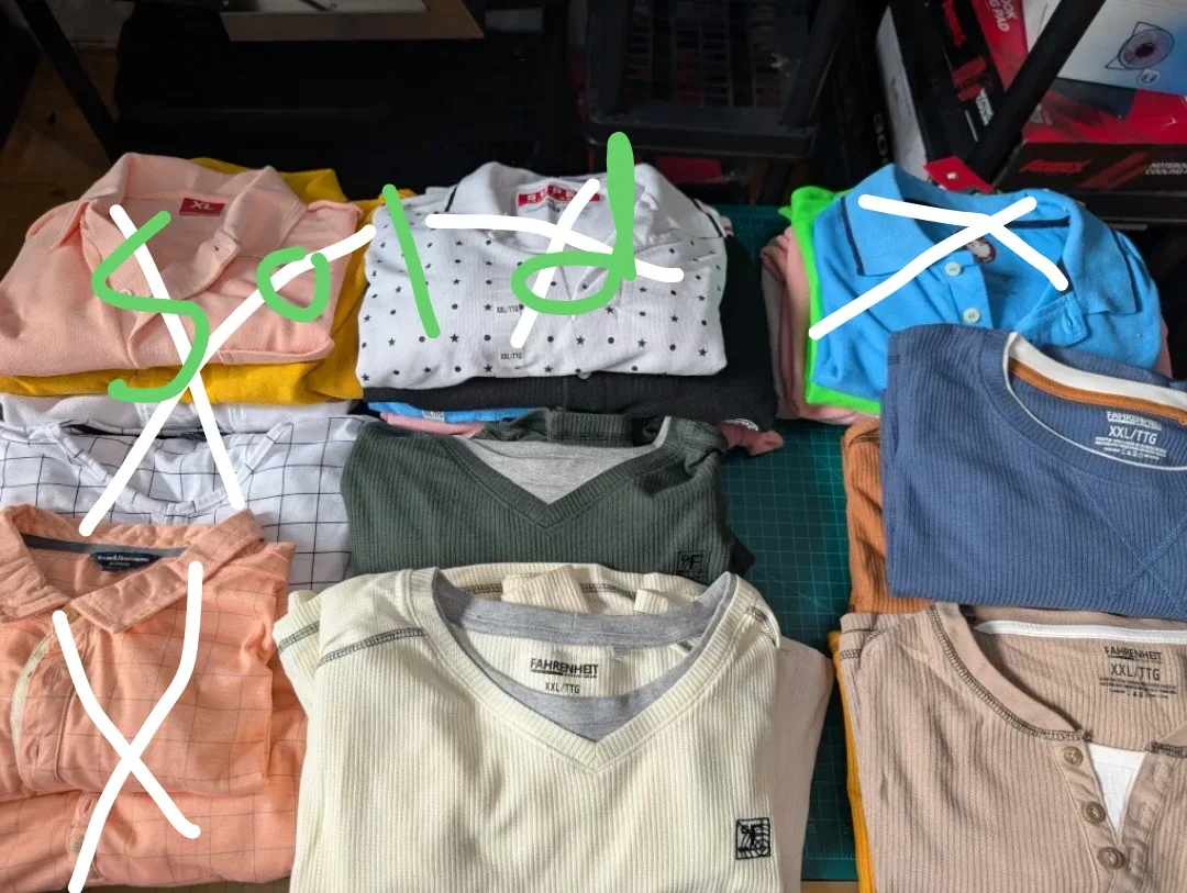 Long-Sleeved Shirts Lot - XXL 🔥 BRAND NEW