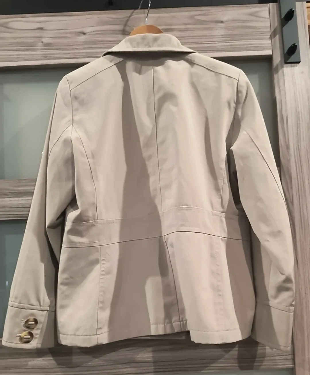 Esprit Outerwear Beige Jacket Size L image indicator(4)