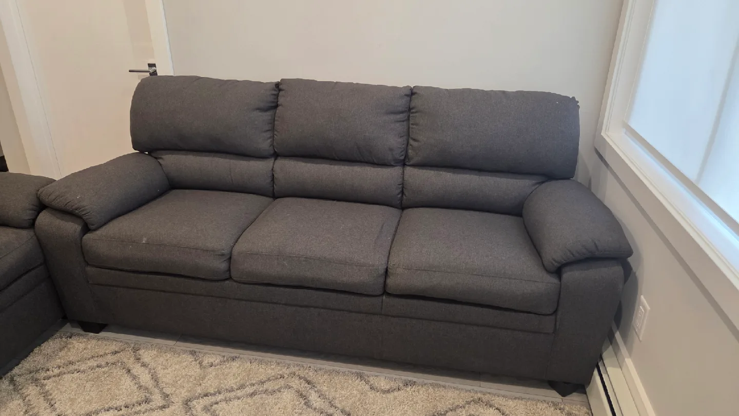 Grey Sofa and Loveseat Set image indicator(3)