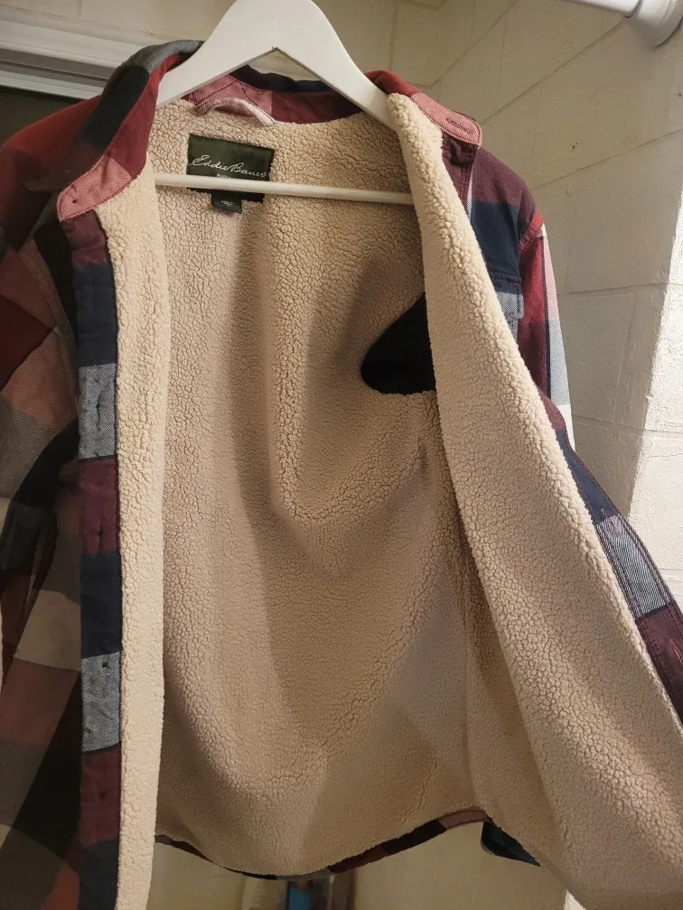 Eddie Bauer Flannel Shirt Jacket - Size M image indicator(4)