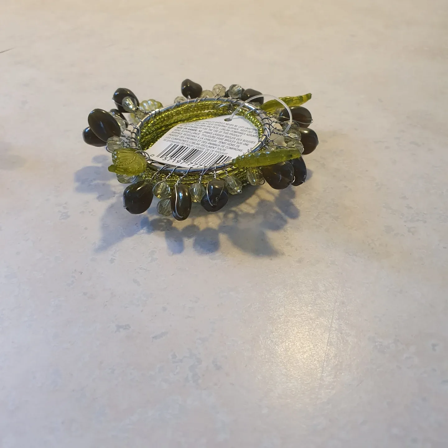 Beaded tealight candle holders image indicator(2)