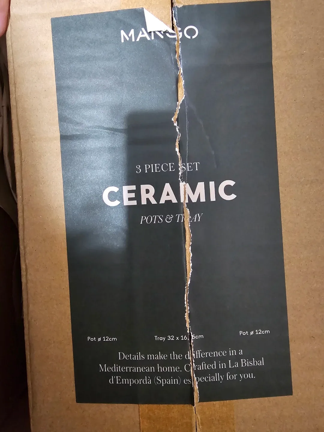 Mango Kitchen Towel, Apron & Oven Glove Set + Ceramic Pots image indicator(4)