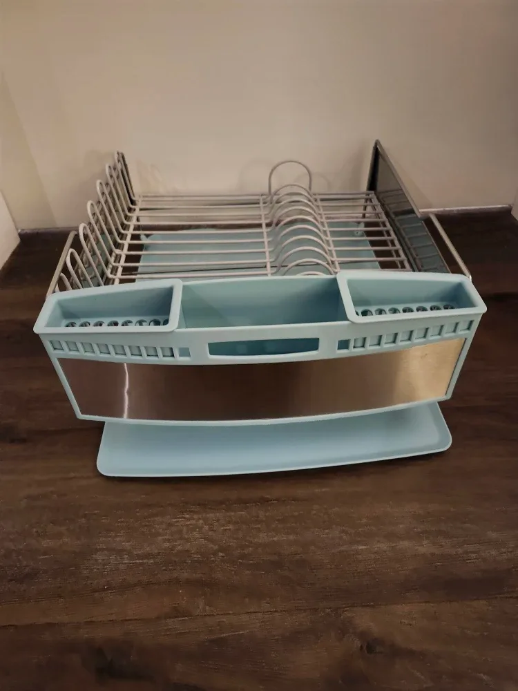 NEW KitchenAid Dish Rack - Light Blue image indicator(3)