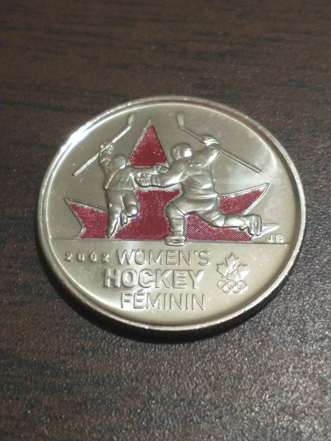 Beautiful 2009 Canada colourized uncirculated quarter KM #1064a