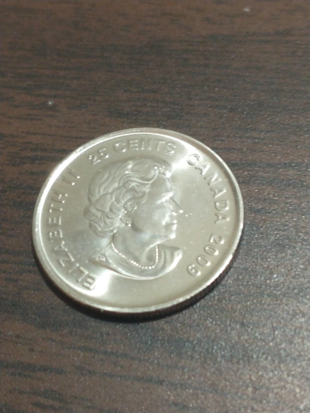 Beautiful 2009 Canada colourized uncirculated quarter KM #1064a - photo 2