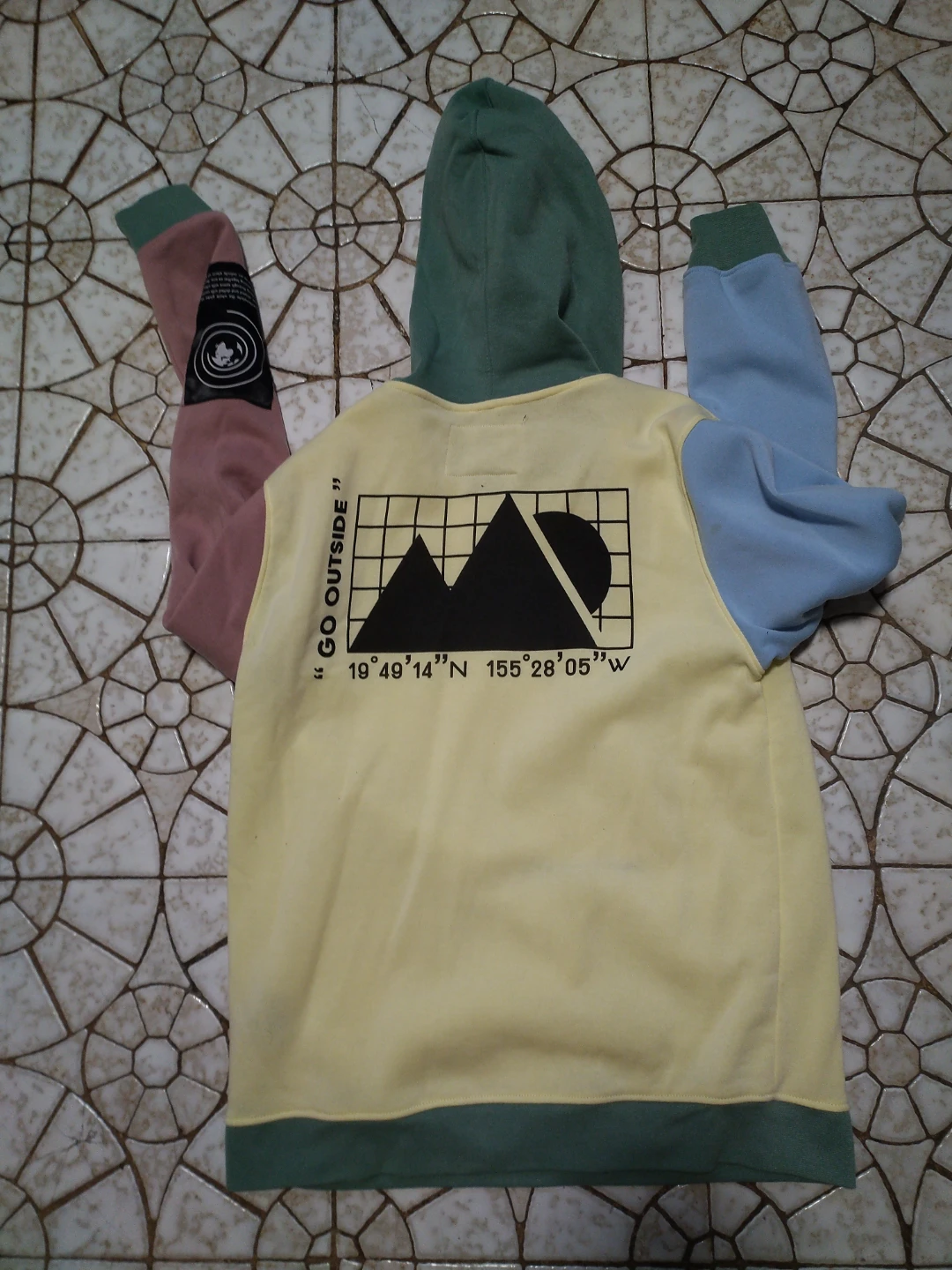 Brooklyn Cloth Colorblock Hoodie - Size L - photo 2