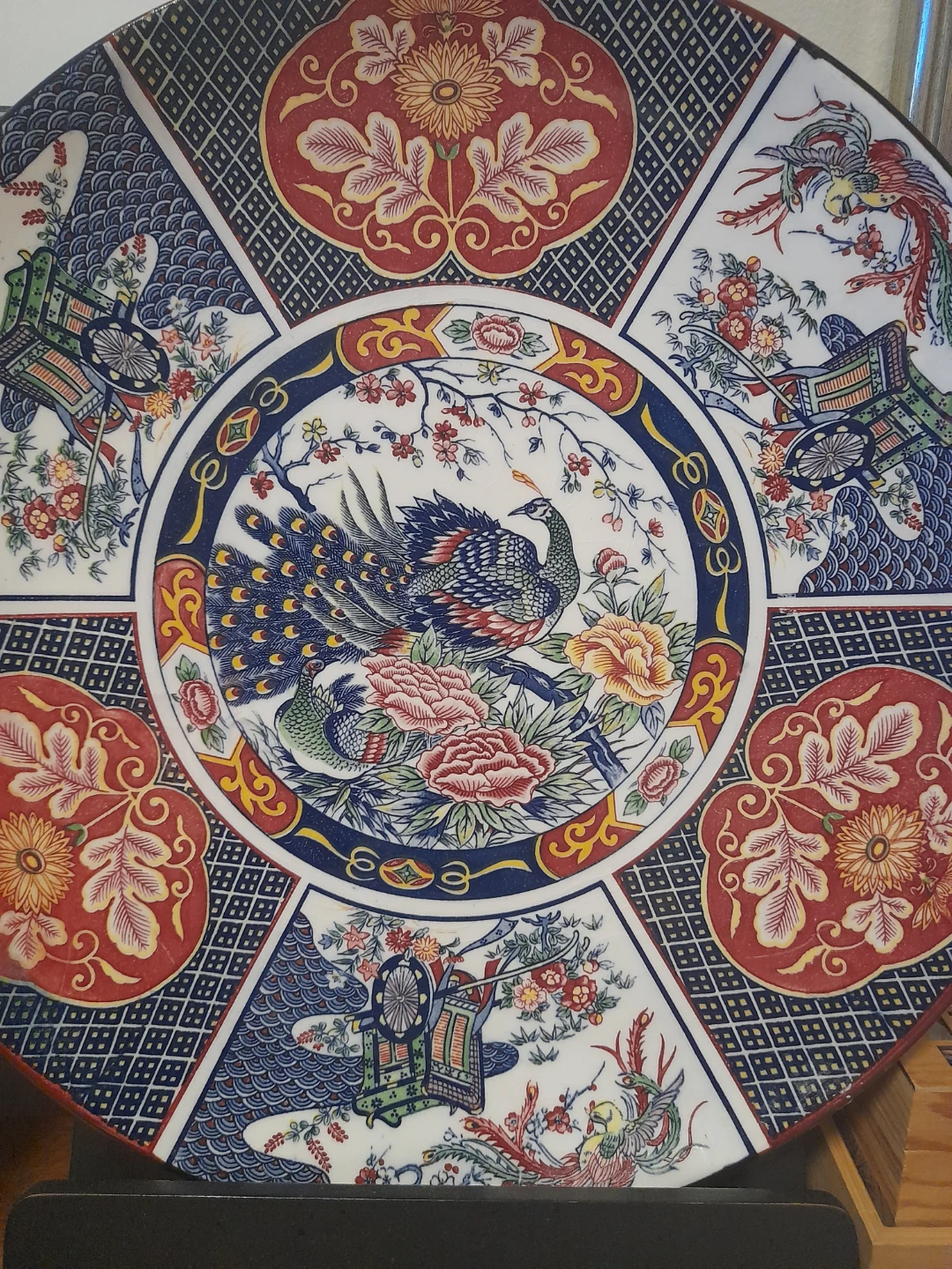 Decorative Peacock Plate
