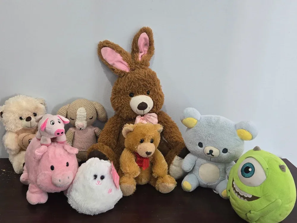 9 Assorted Plush Toys - Bundle of Cuddly Friends!