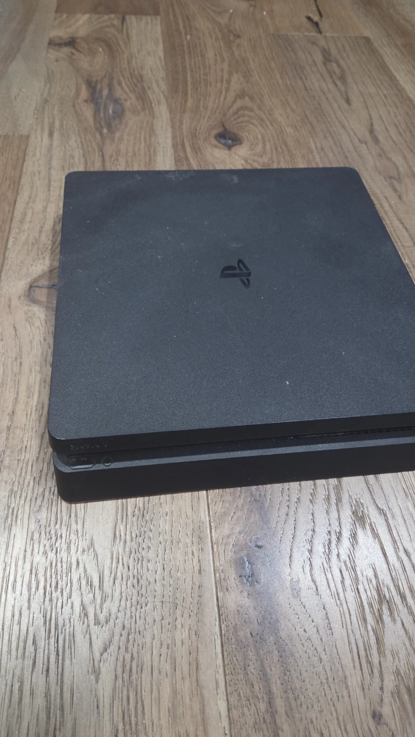 PlayStation 4 Slim with Games and Controllers - photo 2