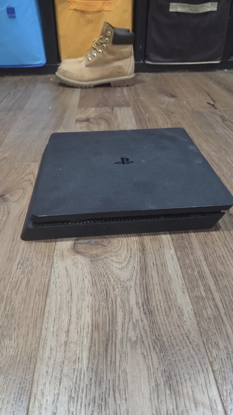 PlayStation 4 Slim with Games and Controllers - photo 5